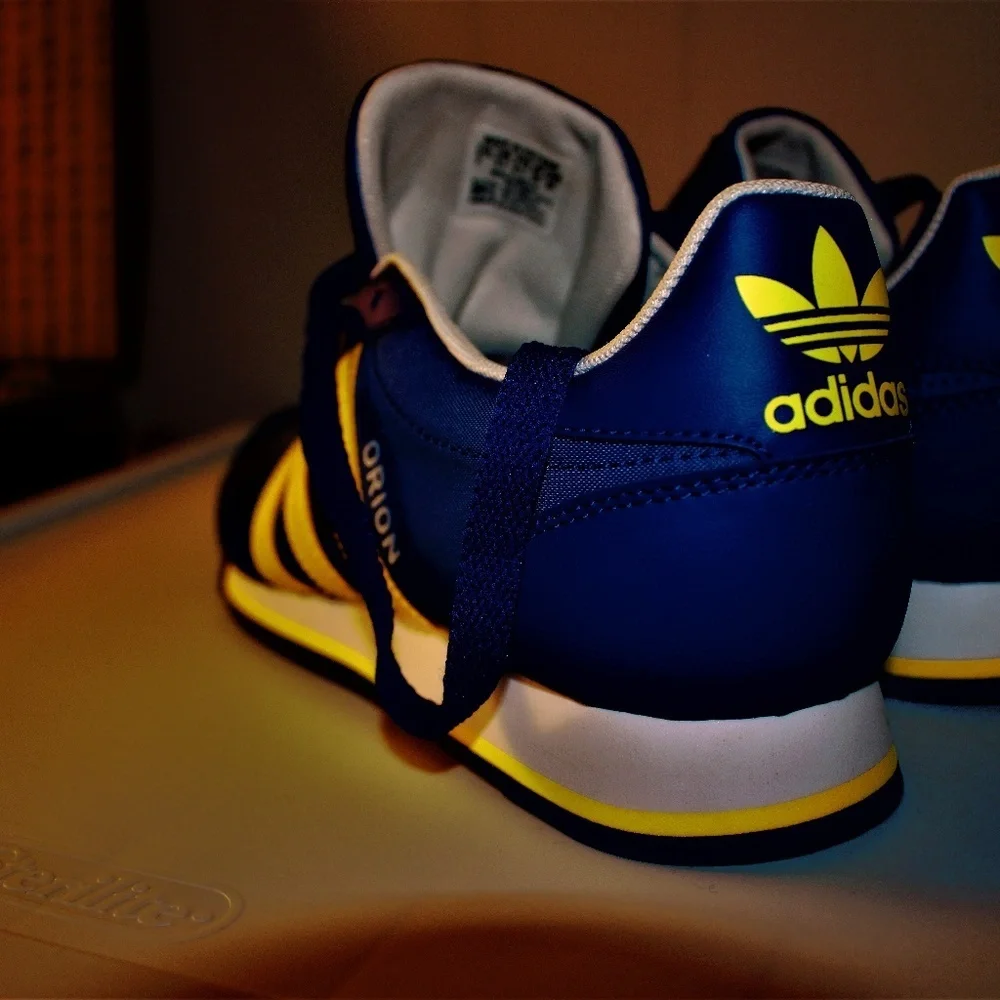 adidas Blue and Yellow Athletic Shoes